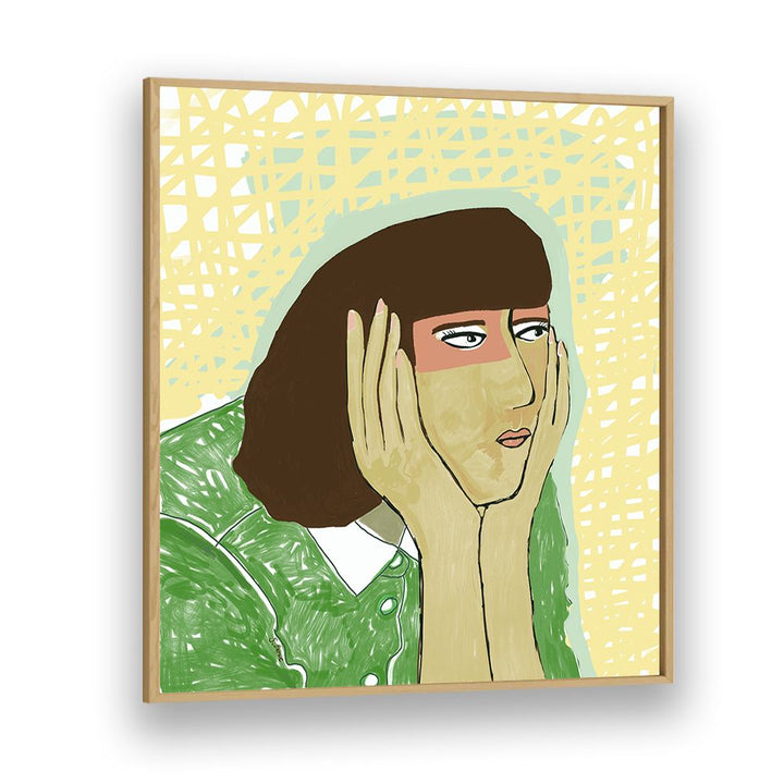 PENSIVE WOMAN PORTRAIT