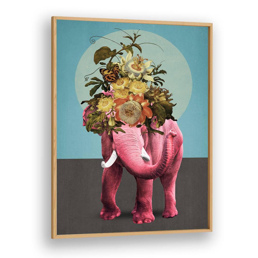 PINK ELEPHANT FLORAL CROWN