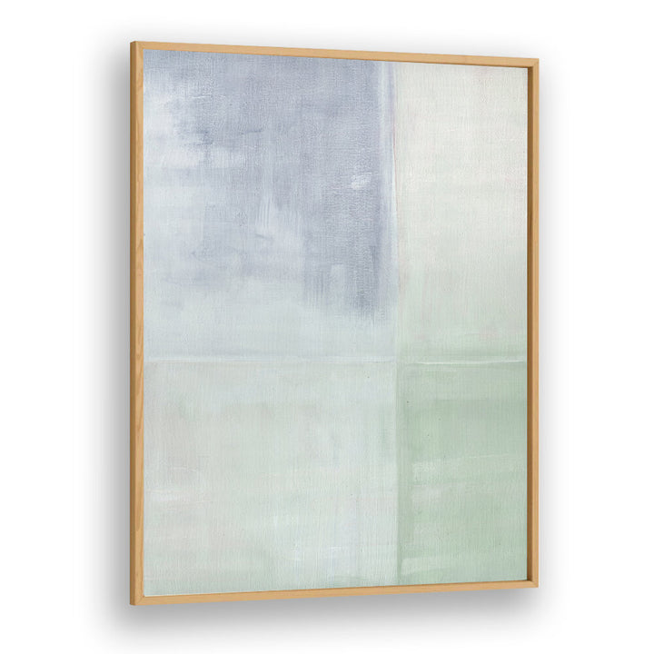 PASTEL PAINTED WALL GREY GREEN , ABSTRACT PAINTINGS