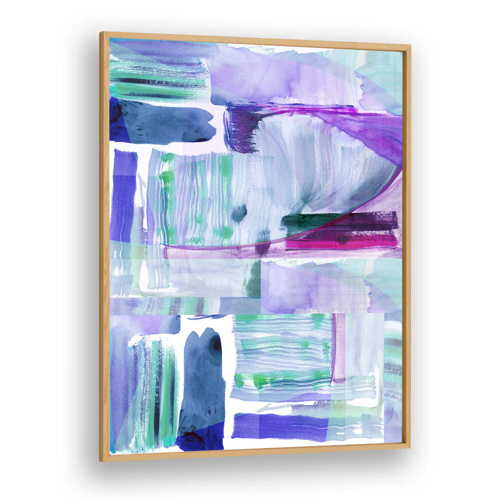 Vibrant PLUM PURPLE LILAC II, ABSTRACT PAINTINGS blend rich plum and soft lilac tones for a stunning art piece.