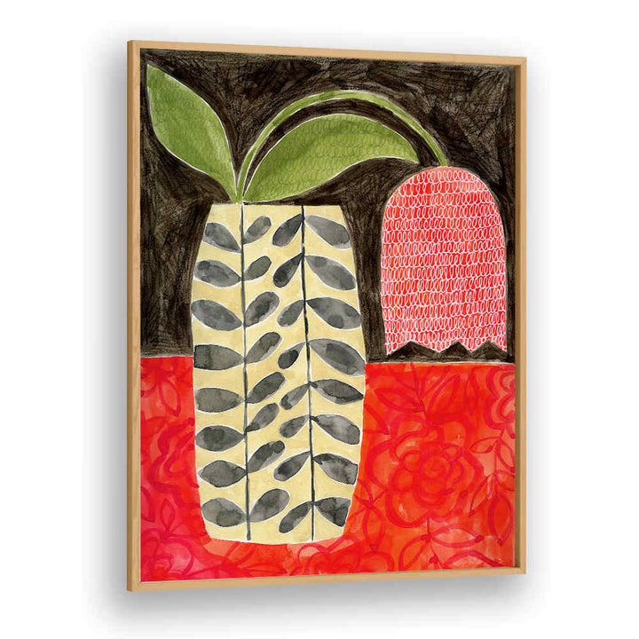 RED TULIP IN A MODERN VASE