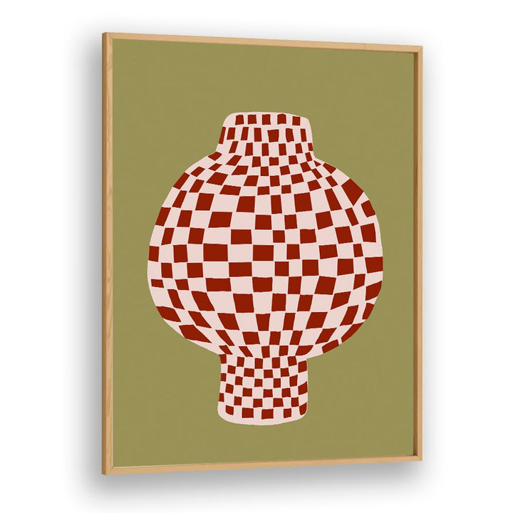 RETRO CHECKERED VASE