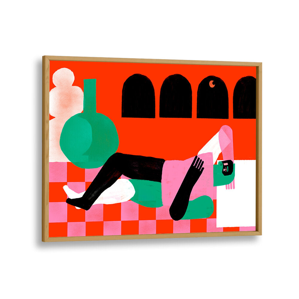 RETRO LOUNGE CHILL , PORTRAITS & FIGURATIVE ILLUSTRATIONS