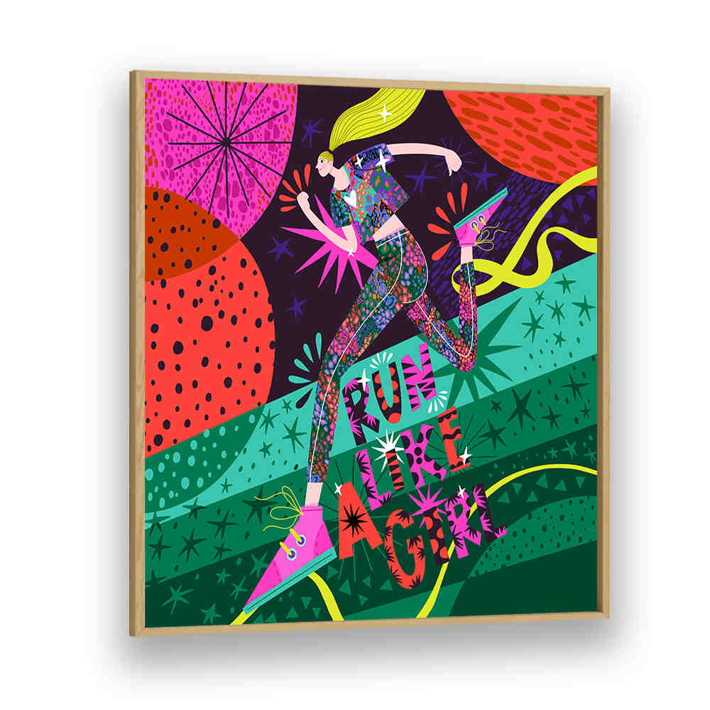 RUN LIKE A GIRL , FASHION POSTERS