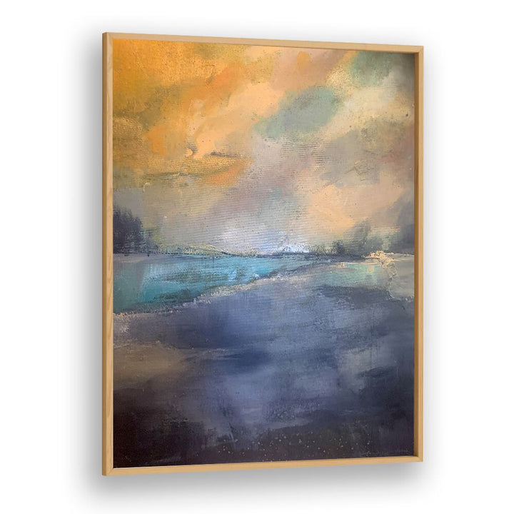 Abstract SEA AND SKY LANDSCAPE, LANDSCAPE PAINTINGS showcasing vibrant colors and textures for your home decor.