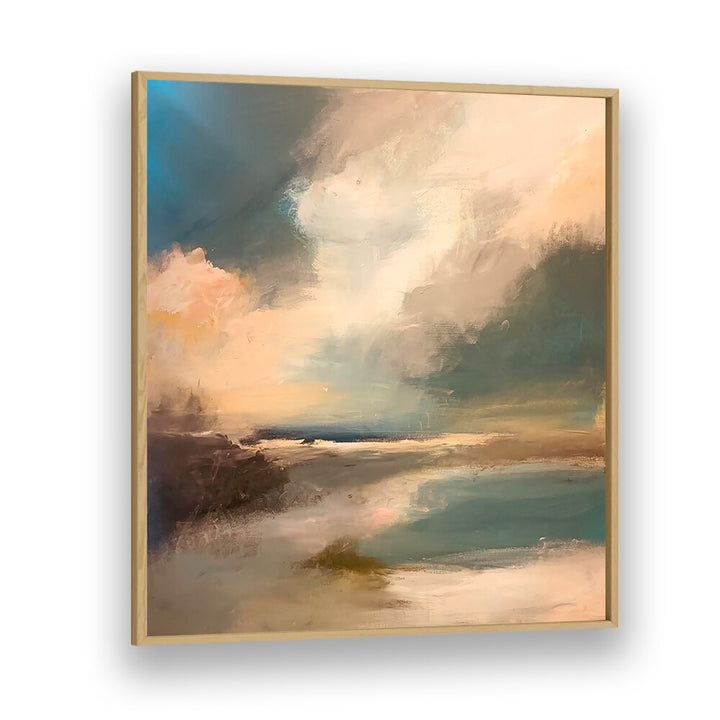 Vibrant SERENE SEASCAPE DYNAMIC SKY, LANDSCAPE PAINTINGS, perfect for enhancing your living space with tranquility.