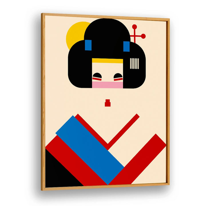 Timeless beauty of JAPANESE LADY II, showcasing elegance in our JAPANESE PAINTINGS collection at Oakwood.