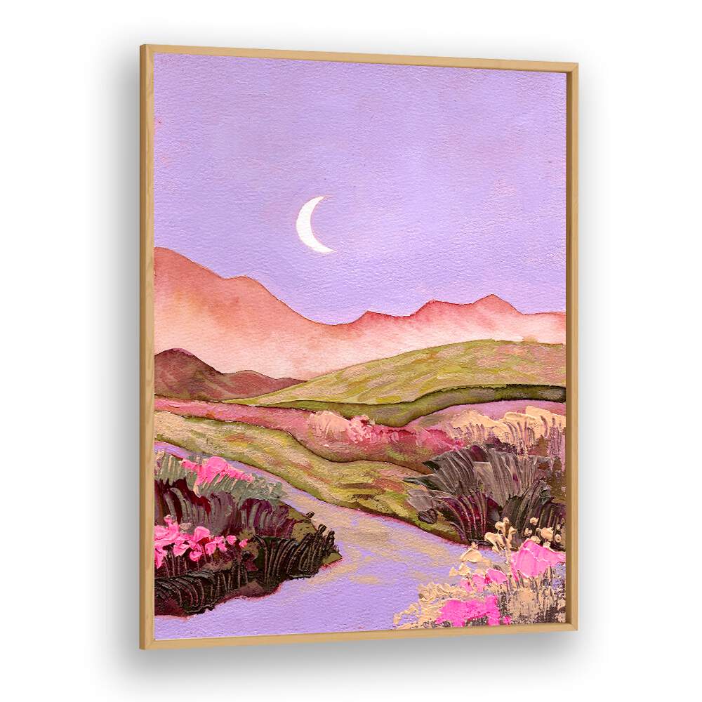 Enchanting Lilac Sky Landscape Paintings featuring serene landscapes and lilac hues to transform your living space.
