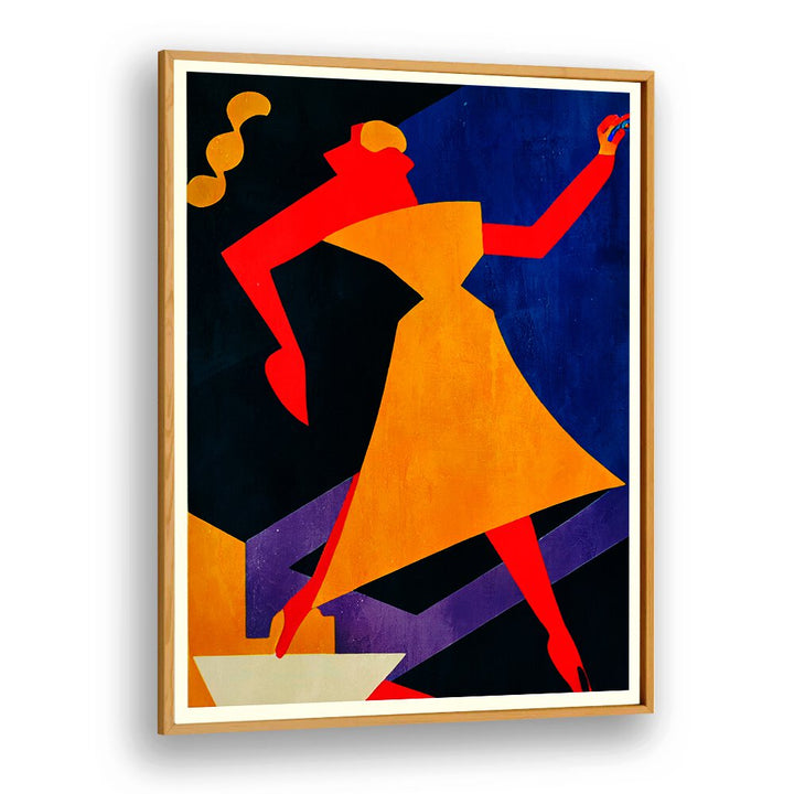 Stylish abstract artwork from METROPOLIS, PORTRAITS collection, showcasing urban elegance and vibrant expression.