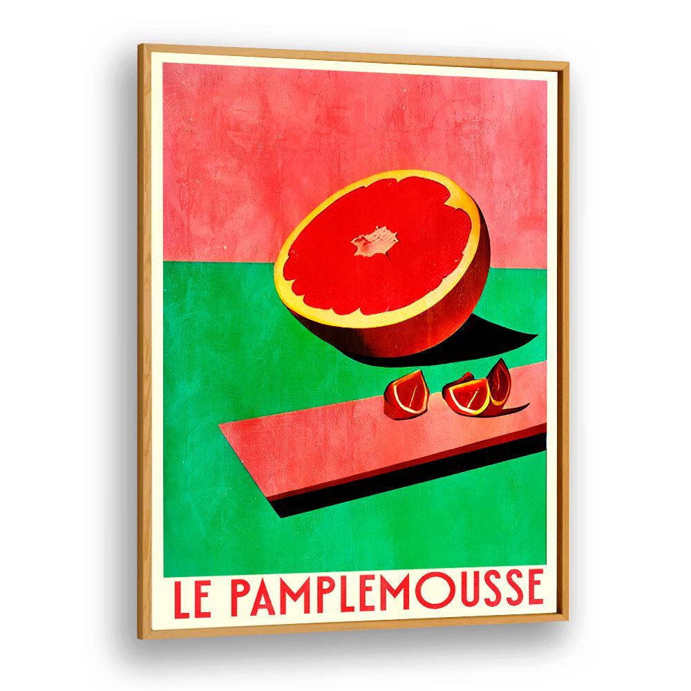 Vibrant LE PAMLEMOUSSE, KITCHEN POSTERS featuring a grapefruit design to enhance your culinary space.