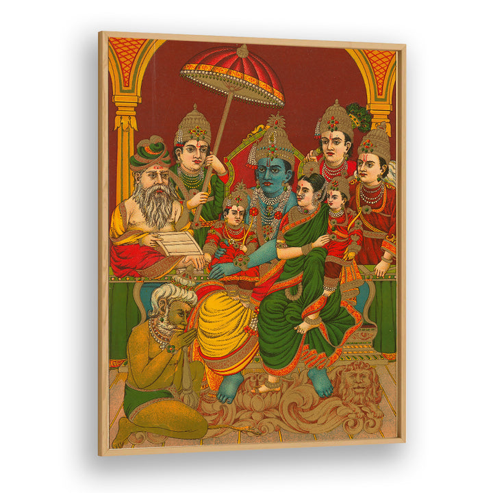 UTTARA RAMA CHARITRA , INDIAN ART PAINTINGS