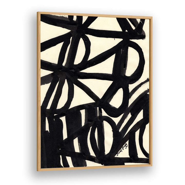 SHAPES AND LINES IN INK II ,ABSTRACT PAINTINGS