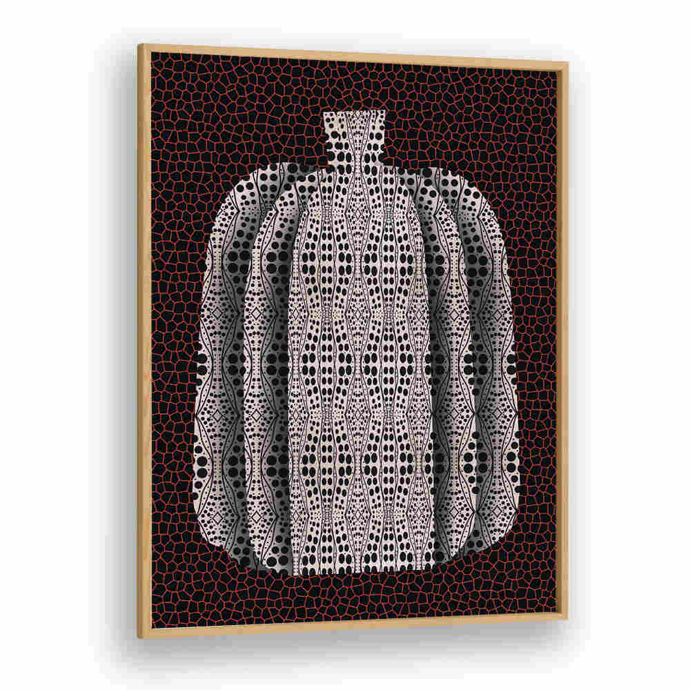 POLKA DOT PUMPKIN , FLORAL FLOWER PAINTINGS