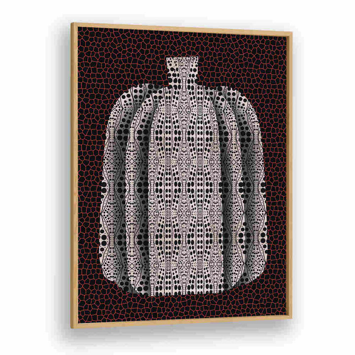 POLKA DOT PUMPKIN , FLORAL FLOWER PAINTINGS