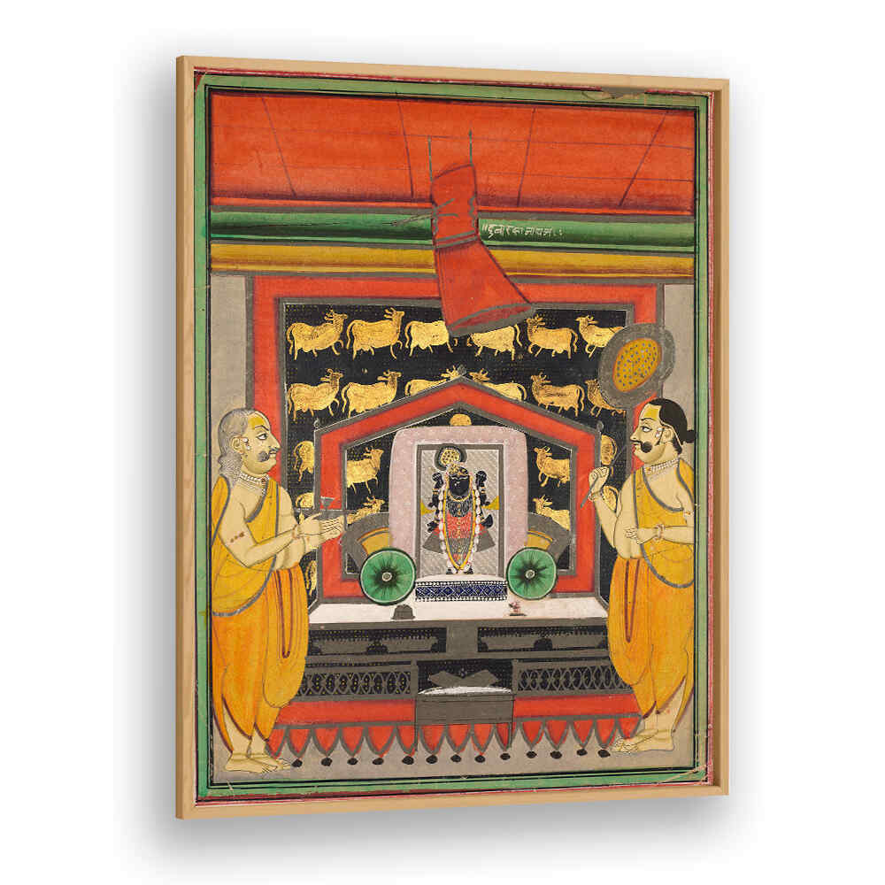 SANCTUM OF THE DARK LORD , INDIAN ART PAINTINGS