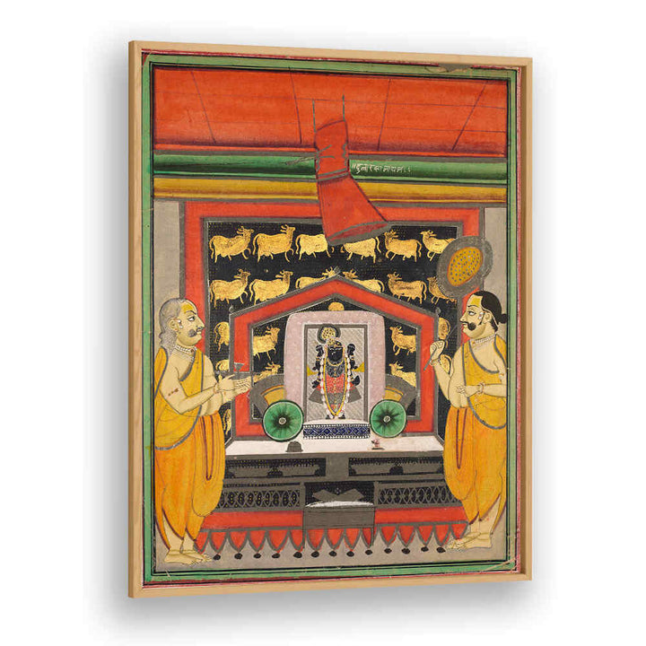 SANCTUM OF THE DARK LORD , INDIAN ART PAINTINGS