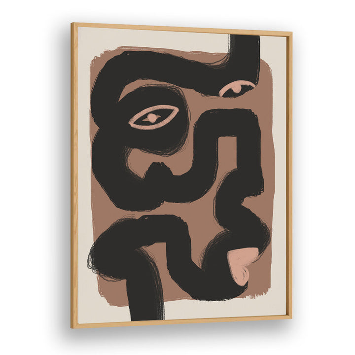 ABSTRACT BLACK PORTRAIT , ABSTRACT PAINTINGS