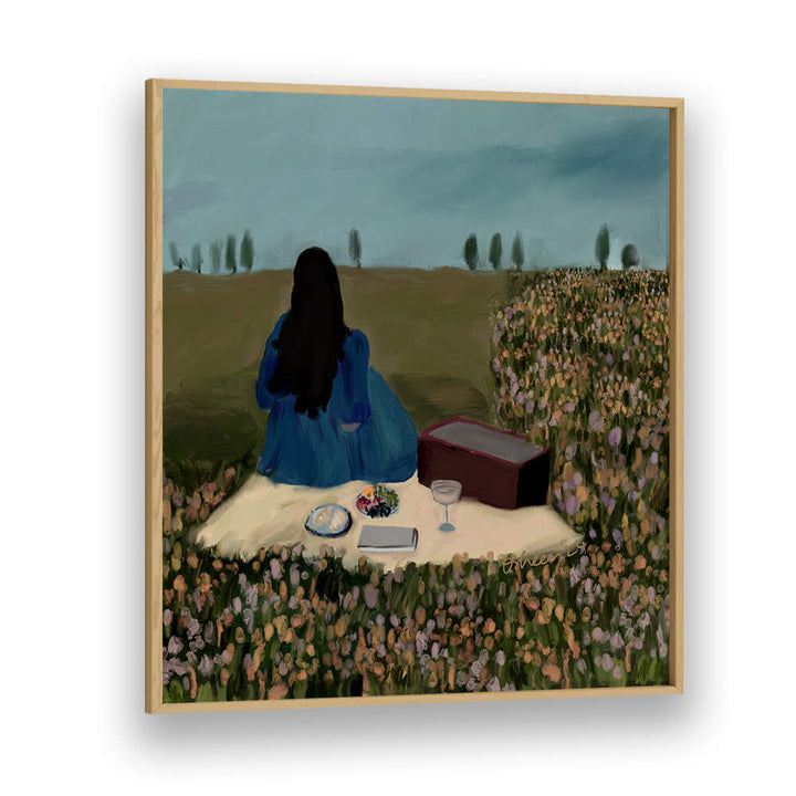 SOLO PICNIC DATE , PORTRAITS & FIGURATIVE ILLUSTRATIONS