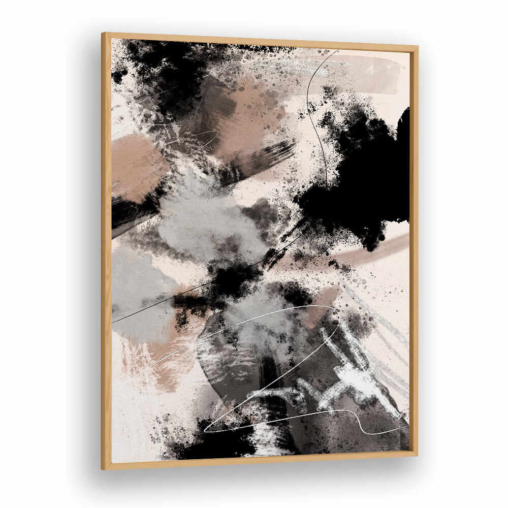 Abstract painting "SPLASH STORM" features dynamic colors and textures, perfect for modern art lovers.