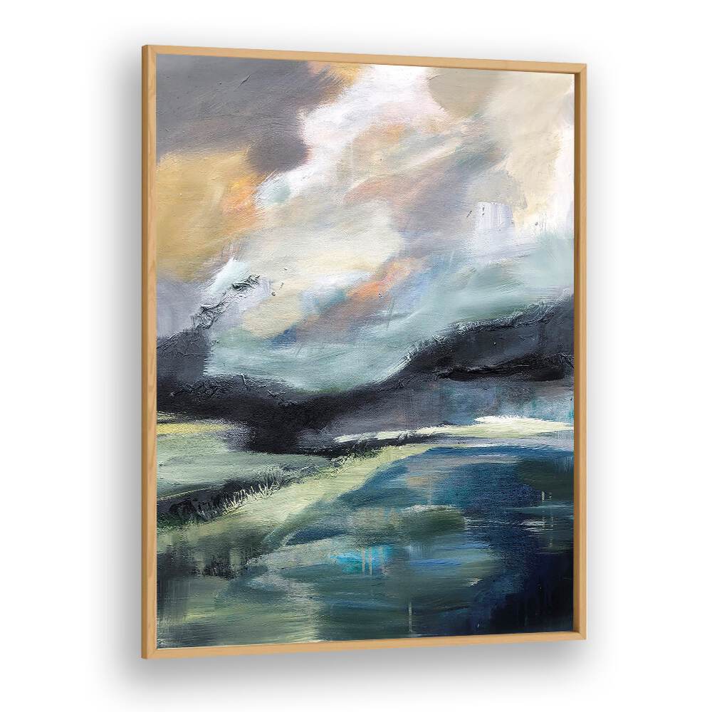 Exquisite STORMY HORIZONS landscape paintings capture nature's beauty in a stunning abstract style, perfect for decor.