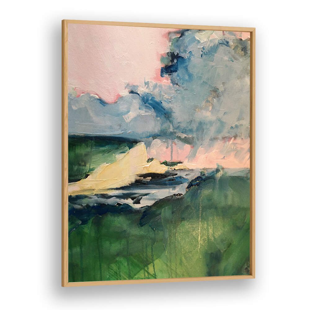 Captivating STORMY HORIZON landscape paintings featuring vibrant colors to transform your space into an oasis.