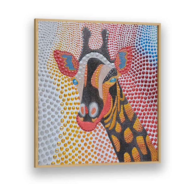 Vibrant STYLIZED GIRAFFE, KIDS ROOM PAINTINGS perfect for adding adventure and creativity to your child's space.