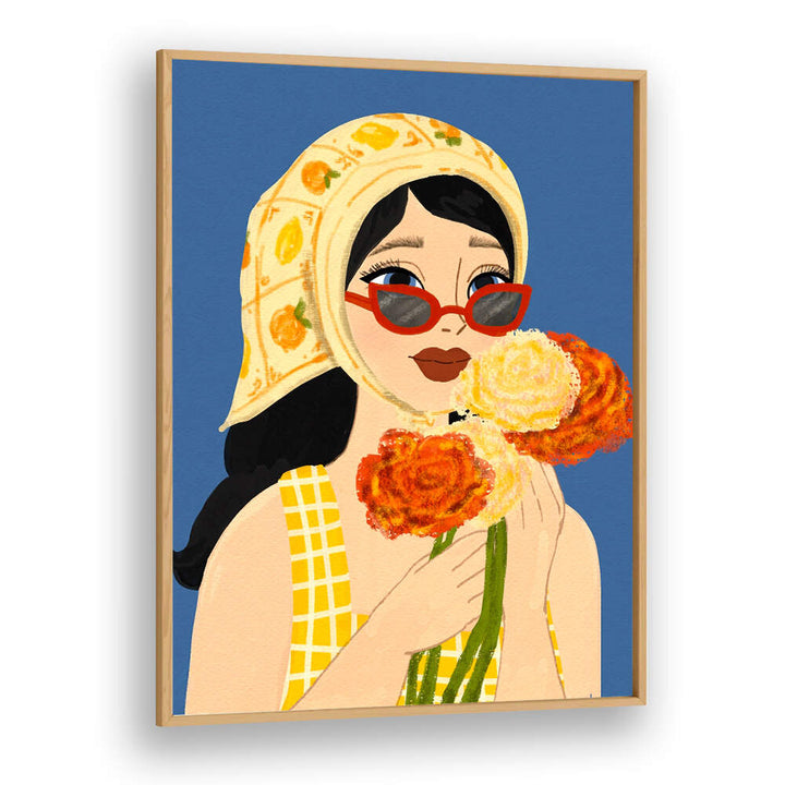 SUMMER GIRL , PORTRAITS & FIGURATIVE ILLUSTRATIONS