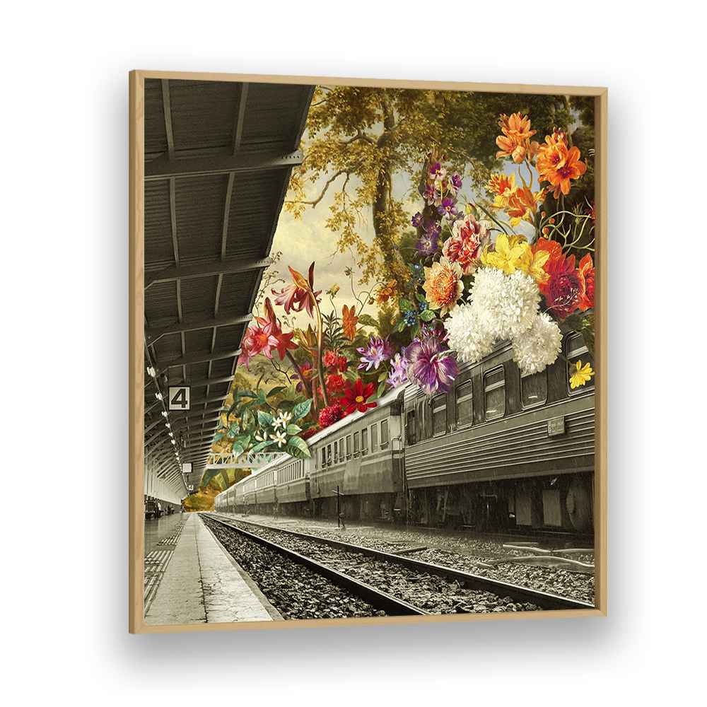 SURREAL FLORAL TRAIN