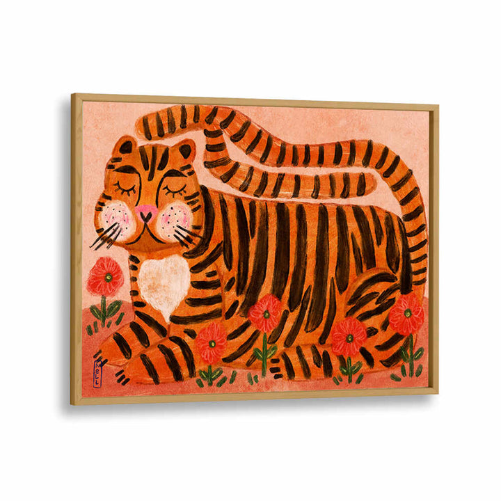 SLEEPING TIGER , KIDS ROOM PAINTINGS