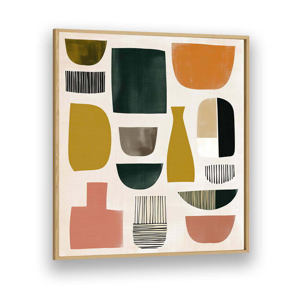 ABSTRACT SHAPES IN EARTH TONES