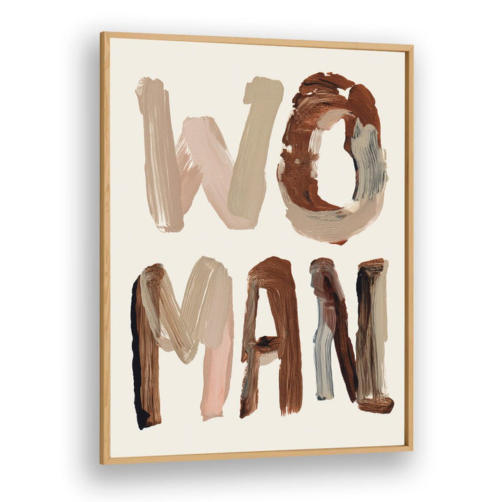 TEXTURED WOMAN WORD