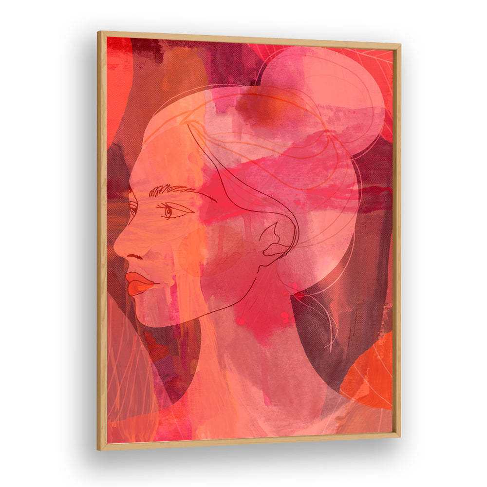 Vibrant artwork from THE FEMININE COSMIC SPIRIT I, PORTRAITS captures divine feminine energy and personal growth.