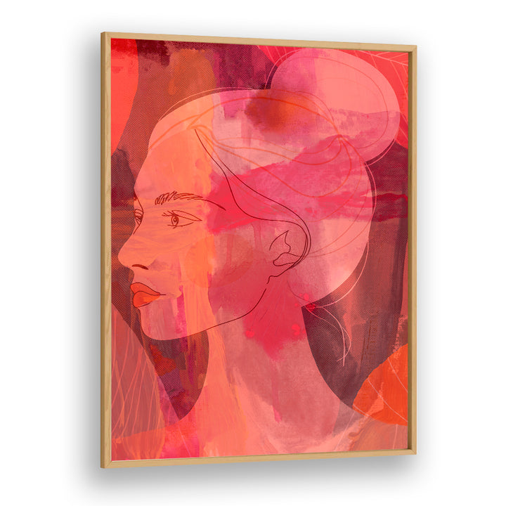 Vibrant artwork from THE FEMININE COSMIC SPIRIT I, PORTRAITS captures divine feminine energy and personal growth.
