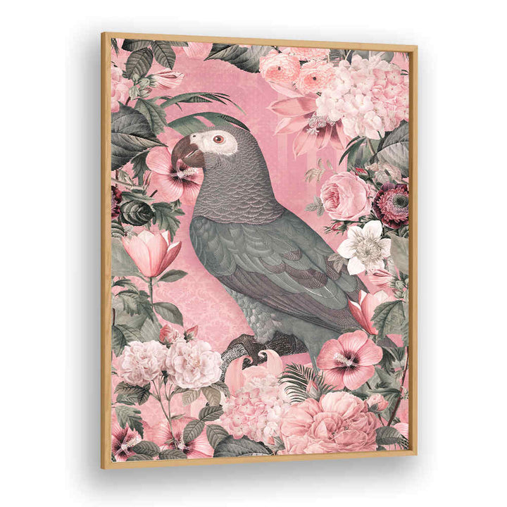 THE PARROTS PARADISE GARDEN I , ANIMAL PAINTINGS