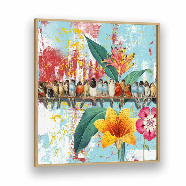 VIBRANT BIRDS AND BLOOMS