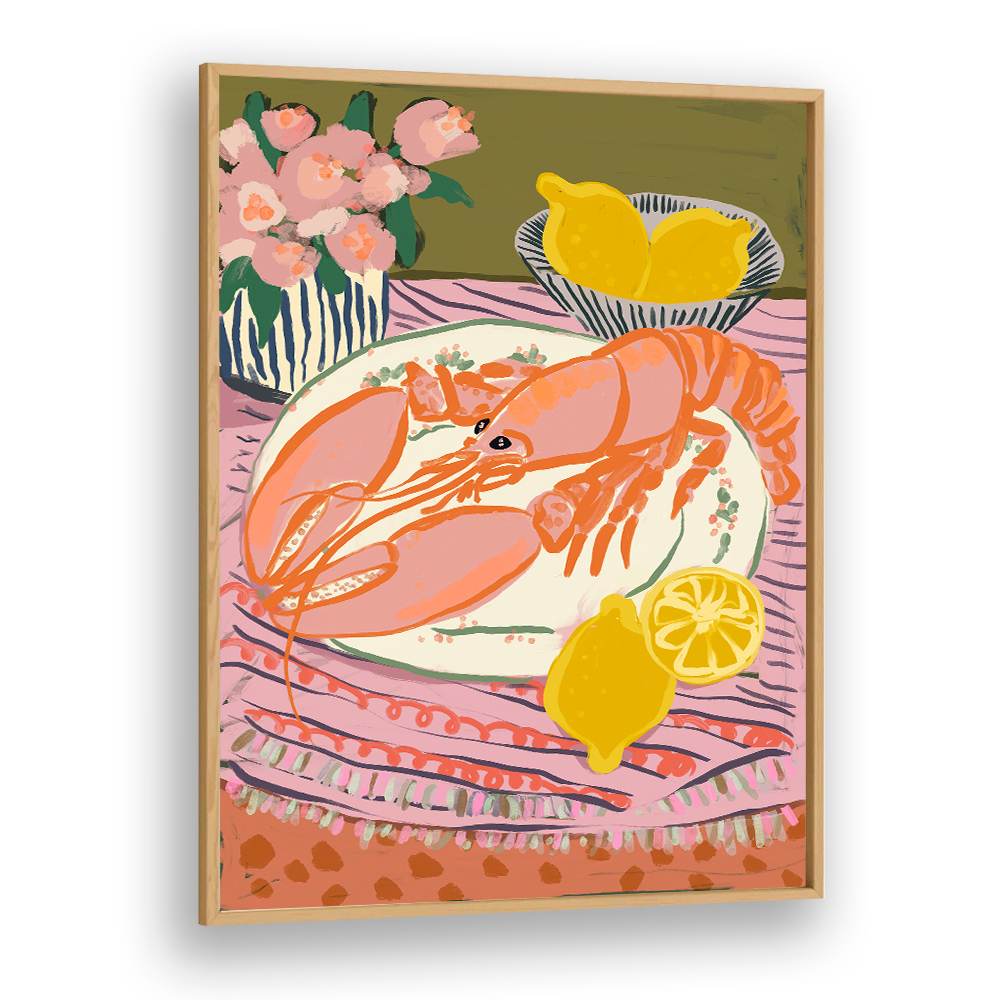 VIBRANT LOBSTER STILL LIFE