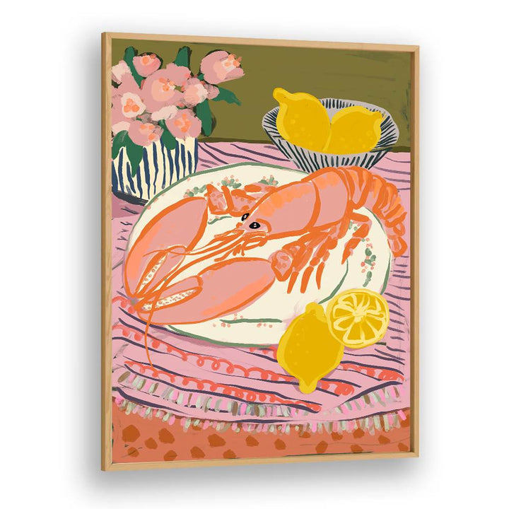 VIBRANT LOBSTER STILL LIFE