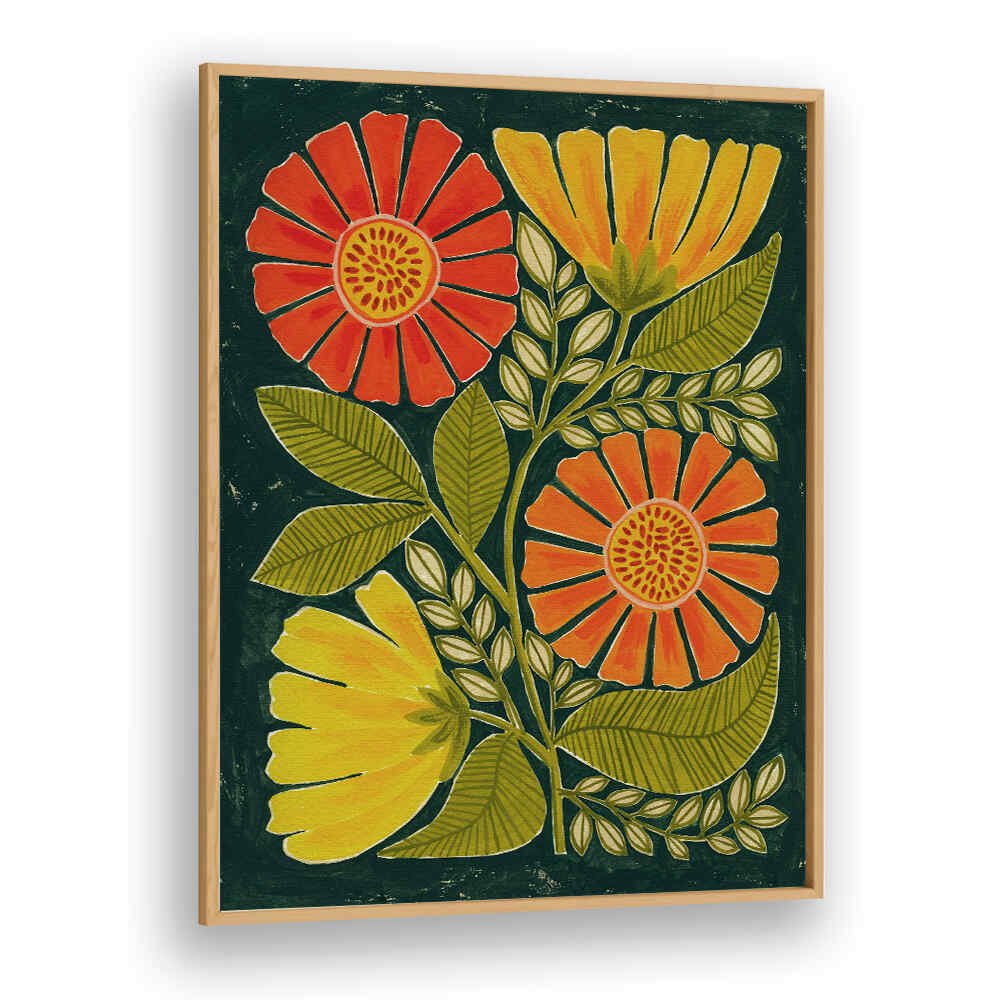 VIBRANT ORANGE AND YELLOW FLOWERS