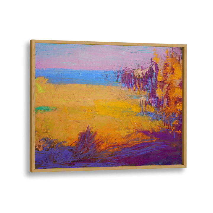 VIBRANT SUNSET FIELDS , LANDSCAPE PAINTINGS