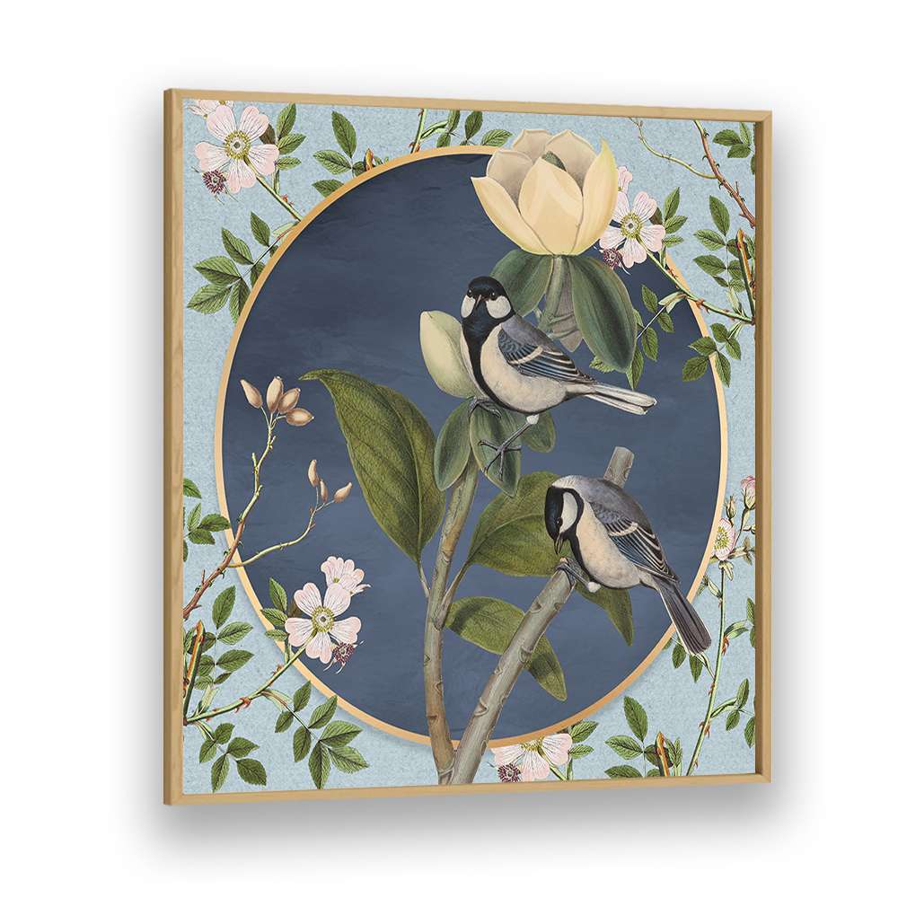 VINTAGE BIRDS AND BLOSSOMS