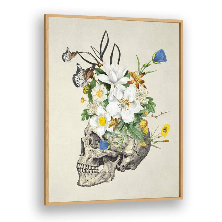 VINTAGE FLORAL SKULL