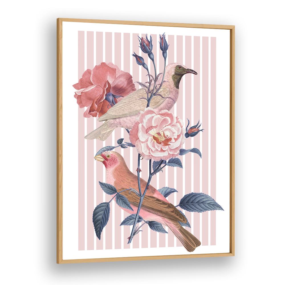 VINTAGE ROSE BIRDS