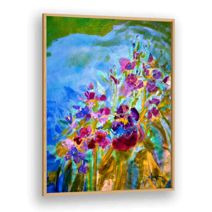VIVID COLORS AND DELICATE PETALS III  , ABSTRACT PAINTINGS
