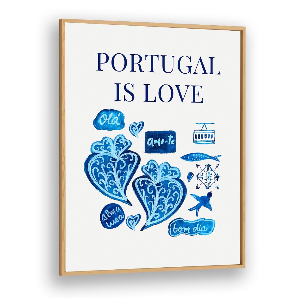 WATERCOLOR PORTUGAL LOVE