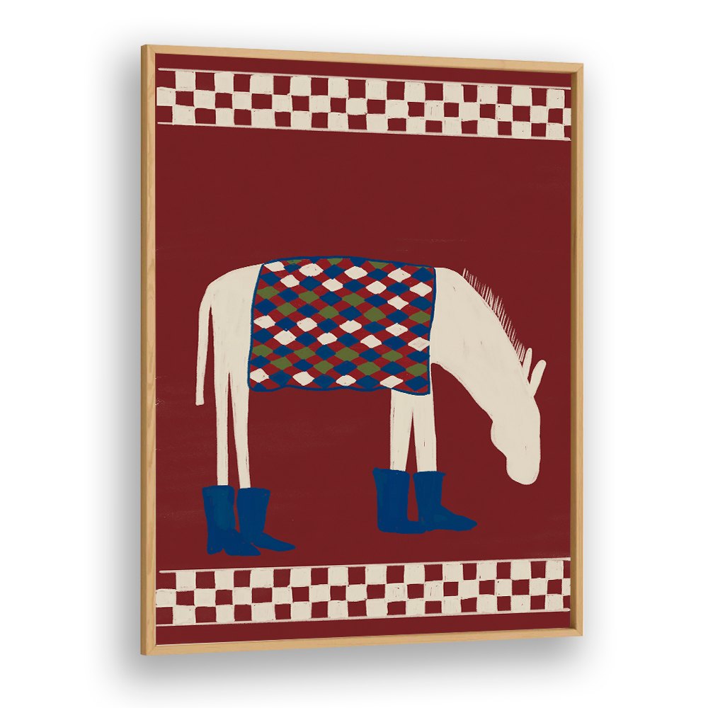 WHIMSICAL DONKEY IN BOOTS