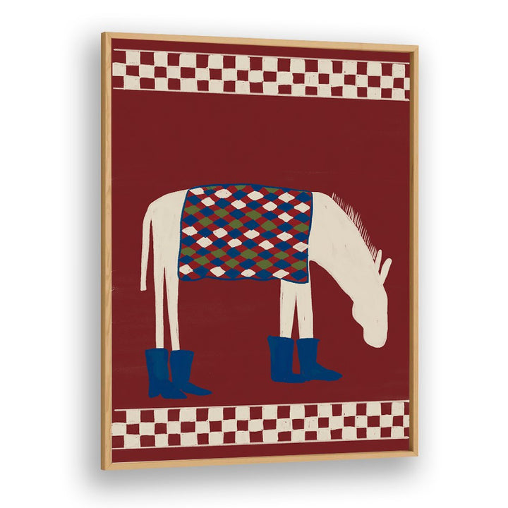 WHIMSICAL DONKEY IN BOOTS