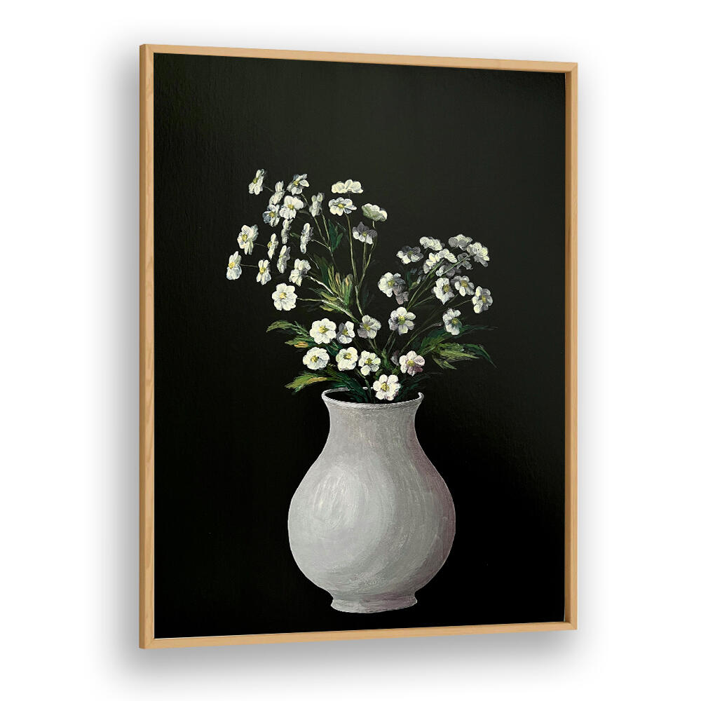 WHITE FLOWER PAINTING