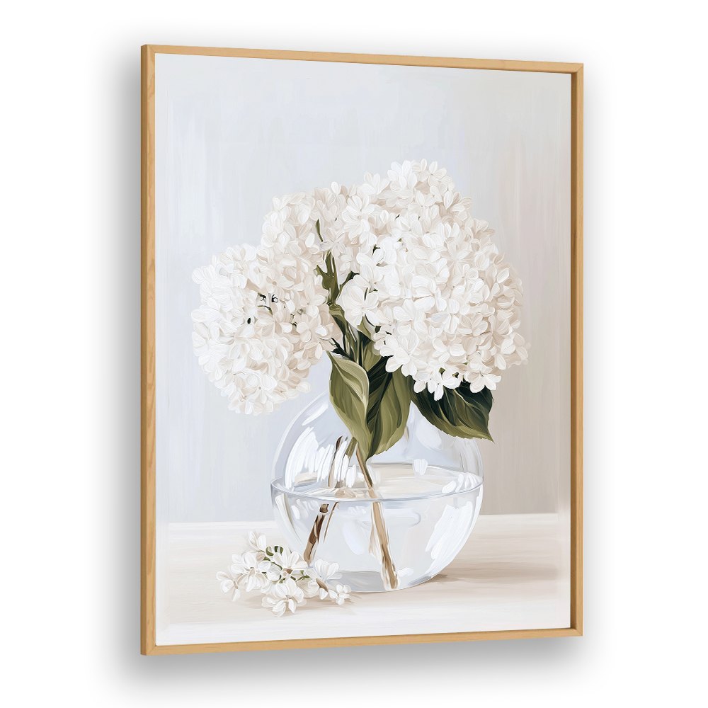 WHITE HYDRANGEAS VASE