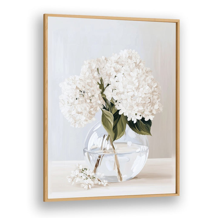 WHITE HYDRANGEAS VASE