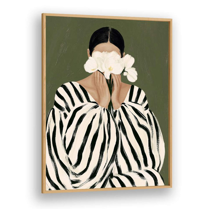 WOMAN WITH WHITE ORCHIDS II